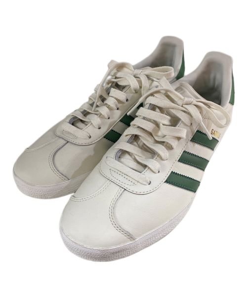 adidas（アディダス）adidas (アディダス) ガゼル / Gazelle ローカットスニーカー ホワイト×グリーン サイズ:SIZE 27cmの古着・服飾アイテム