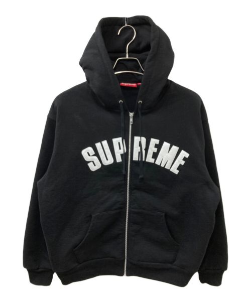 SUPREME（シュプリーム）SUPREME (シュプリーム) 24AW Arc Thermal Lined Zip Up Hooded Sweatshirt ジップパーカー ブラック サイズ:Mの古着・服飾アイテム