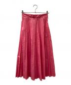 MM6 Maison Margielaエムエムシックス メゾンマルジェラ）の古着「20ss PLEATED SKIRT」｜ピンク