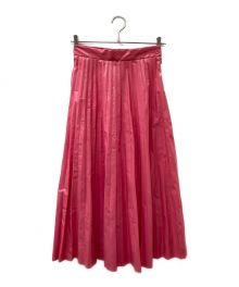 MM6 Maison Margiela（エムエムシックス メゾンマルジェラ）の古着「20ss PLEATED SKIRT」｜ピンク