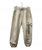 SUPREMEシュプリーム）の古着「24FW Embroidered Script Sweatpant」｜ベージュ