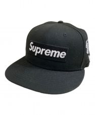 SUPREME (シュプリーム) New Era (ニューエラ) Jerseys Boxlogo Newera ブラック サイズ:7 1/4