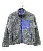 stussyステューシー）の古着「24AW SHERPA REVERSIBLE JACKET リバーシブルボアジャケット」｜グレー