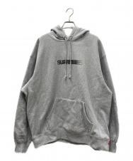 SUPREME (シュプリーム) 23SS Motion Logo Hooded パーカー グレー サイズ:L