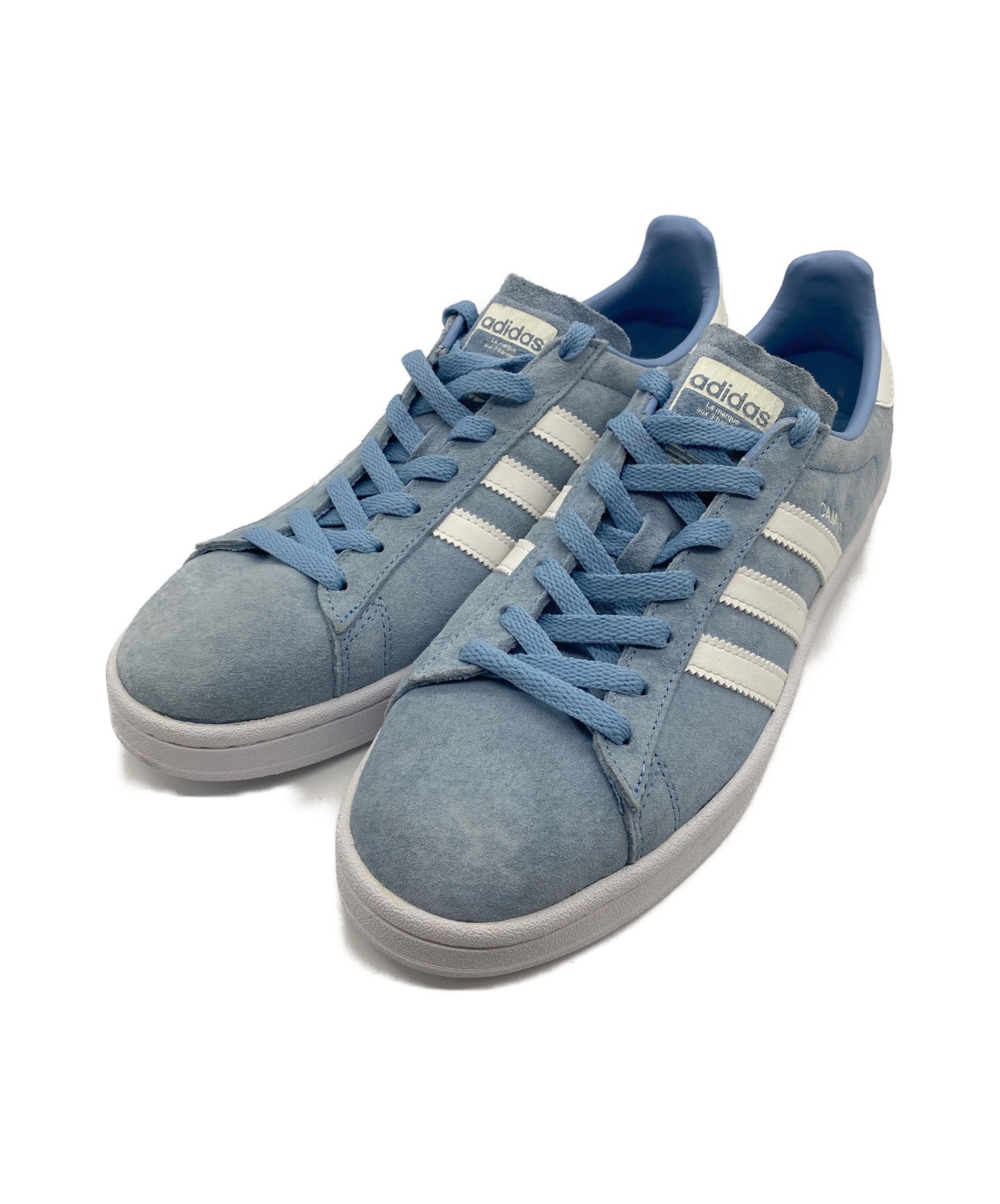 中古 古着通販 Adidas アディダス スウェードローカットスニーカー スカイブルー サイズ 28 Campus ブランド 古着通販 トレファク公式 Trefac Fashion