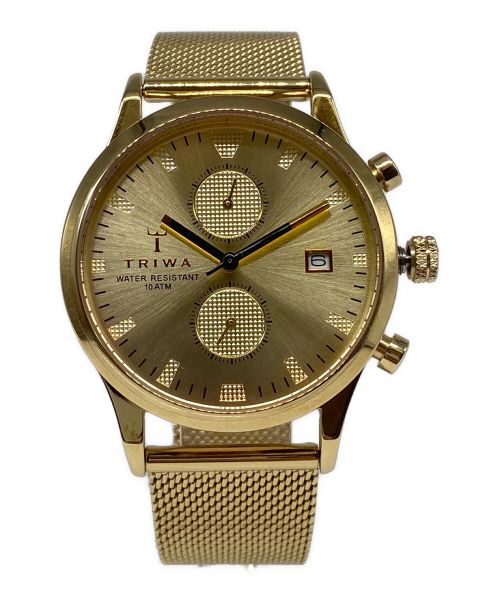 TRIWA トリワ 腕時計 ネヴィル ゴールド×ホワイト秒針 メンズ 新品