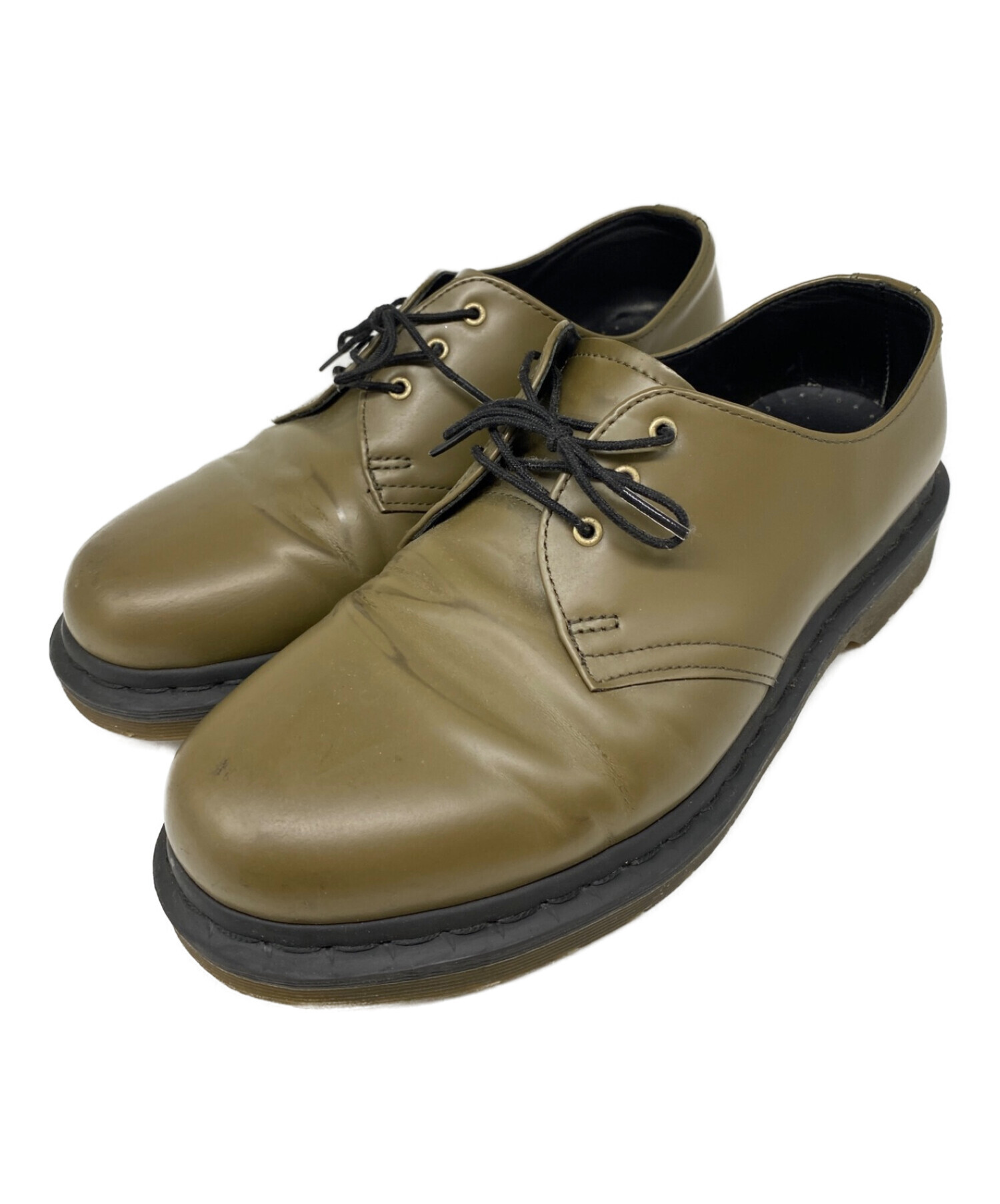 中古 古着通販 Dr Martens ドクターマーチン 3ホールシュ ズ ブラウン サイズ Uk8 ブランド 古着通販 トレファク公式 Trefac Fashion