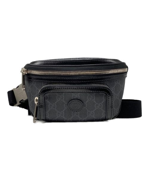 中古・古着通販】GUCCI (グッチ) インターロッキングG付きベルトバッグ