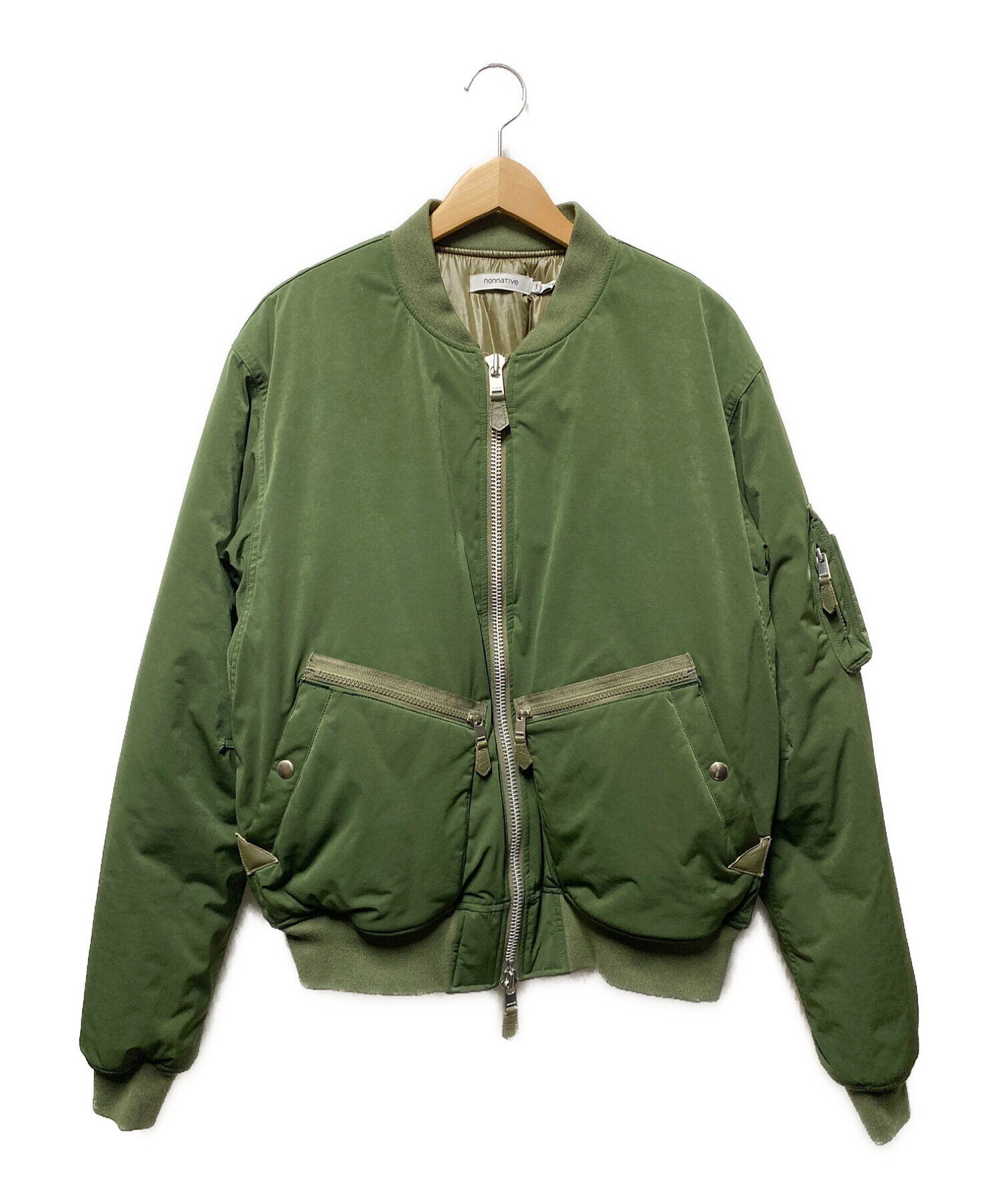 nonnative (ノンネイティブ) AIRMAN BLOUSON P/N HEAVY TWILL オリーブ サイズ:1