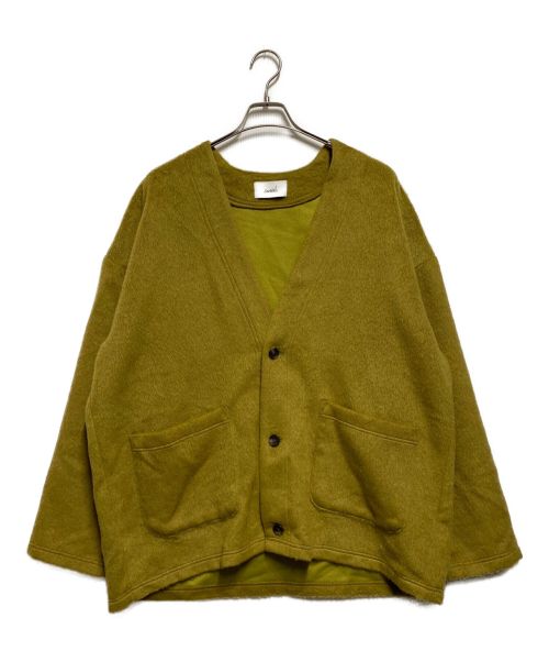 soerte（ソエルテ）soerte (ソエルテ) Oversize shaggy cardigan マスタード サイズ:2の古着・服飾アイテム