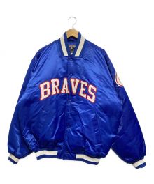 Majestic（マジェスティック）の古着「00's BRAVES スタジャン」｜ブルー