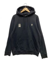 MARCELO BURLON（マルセロバーロン）の古着「WAVES HOOD」｜ブラック