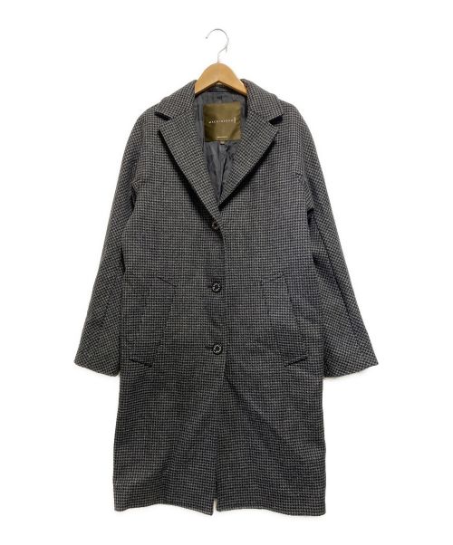 MACKINTOSH（マッキントッシュ）MACKINTOSH (マッキントッシュ) グレンチェックチェスターコート グレー サイズ:34の古着・服飾アイテム