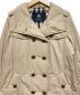 中古・古着 BURBERRY LONDON (バーバリー ロンドン) フォックスファー中綿コート ベージュ サイズ:40：15800円