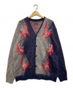 Needlesニードルズ）の古着「MOHAIR CARDIGAN PAPILLON」｜ネイビー