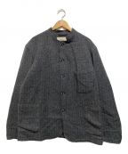 OUTILウティ）の古着「Herringbone Virgin Wool JKT」｜グレー