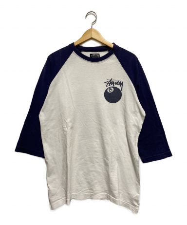 【中古・古着通販】stussy (ステューシー) 00'ｓラグラン8ボールT