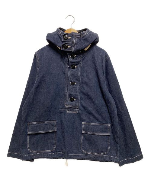 BUZZ RICKSON'S（バズリクソンズ）BUZZ RICKSON'S (バズリクソンズ) U.S. NAVY DENIM GAS PROTECTIVE PARKA インディゴ サイズ:Мの古着・服飾アイテム