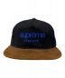 SUPREME (シュプリーム) Classic Logo Suede Visor 5-Panel ブラック：8800円