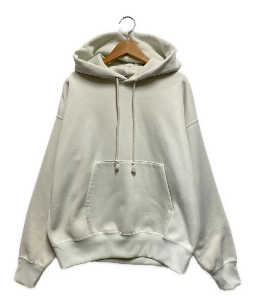 AURALEE（オーラリー）AURALEE (オーラリー) BAGGY POLYESTER SWEAT P/O PARKA グリーンの古着・服飾アイテム