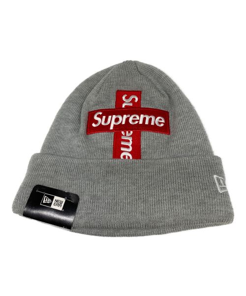 SUPREME（シュプリーム）SUPREME (シュプリーム) Cross Box Logo Beanie グレー 未使用品の古着・服飾アイテム