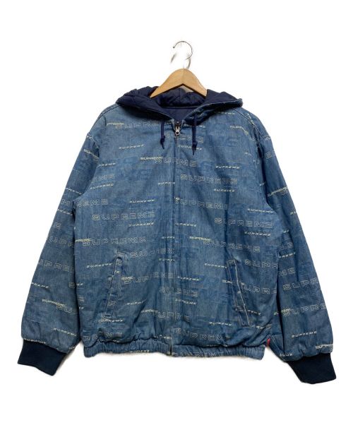 SUPREME（シュプリーム）SUPREME (シュプリーム) Reversible Dimensions Logo Denim Work Jacket インディゴ サイズ:Мの古着・服飾アイテム