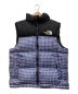 THE NORTH FACE（ザ ノース フェイス）の古着「Studded Nuptse Vest」｜ホワイト×ブルー