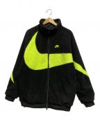 NIKEナイキ）の古着「BIG SWOOSH BOA JACKET」｜ブラック