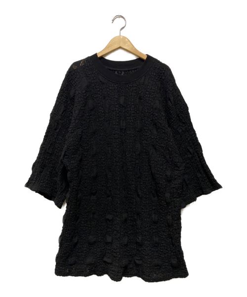 CITYSHOP（シティショップ）CITYSHOP (シティショップ) LACE T-SHIRT3 ブラック サイズ:FREEの古着・服飾アイテム