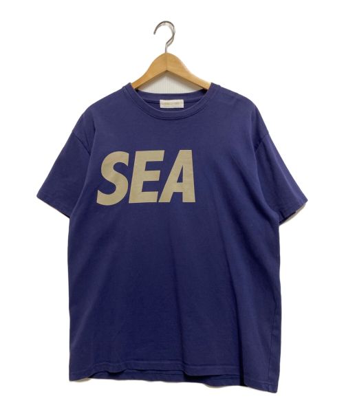 WIND AND SEA（ウィンド アンド シー）WIND AND SEA (ウィンダンシー) プリントTシャツ ネイビー サイズ:Мの古着・服飾アイテム