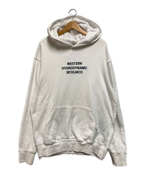 Western Hydrodynamic Research（ウェスタン ハイドロダイナミック リサーチ）Western Hydrodynamic Research (ウェスタン ハイドロダイナミック リサーチ) HOODED FLEECE ホワイト サイズ:Lの古着・服飾アイテム