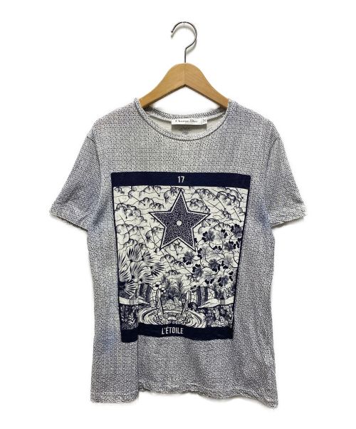 Christian Dior（クリスチャン ディオール）Christian Dior (クリスチャン ディオール) FANTAISIE TAROT LETOILE Tシャツ ホワイト サイズ:XSの古着・服飾アイテム