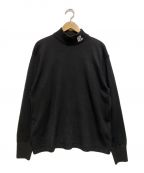 Hysteric Glamour×WIND AND SEAヒステリックグラマー×ウィンド アンド シー）の古着「Mock Neck Shirt」｜ブラック