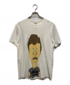 stussyステューシー）の古着「BEAVIS AND BUTT HEAD TEE」｜ホワイト