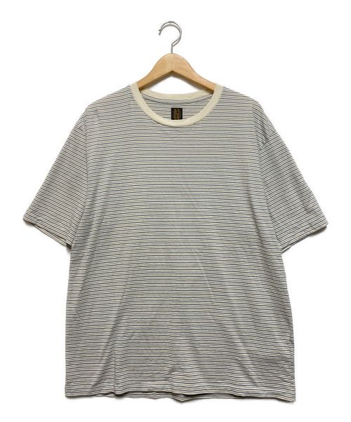 BATONER（バトナ―）BATONER (バトナ―) 23SS TORNADE COTTON BORDER T-SHIRT アイボリー サイズ:2の古着・服飾アイテム