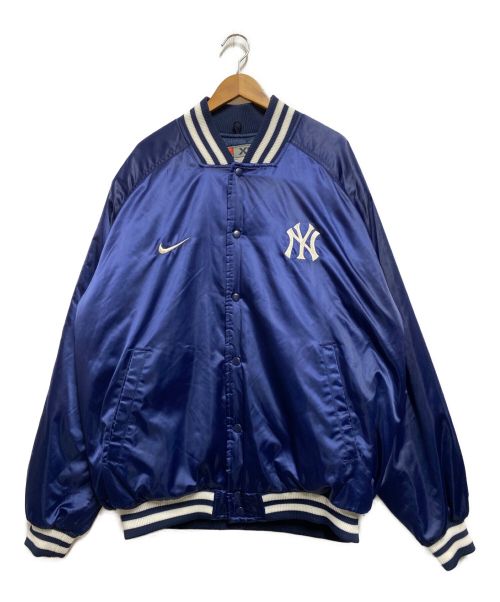 NIKE（ナイキ）NIKE (ナイキ) 90’ｓナイロンスタジアムジャケット ネイビー サイズ:XLの古着・服飾アイテム