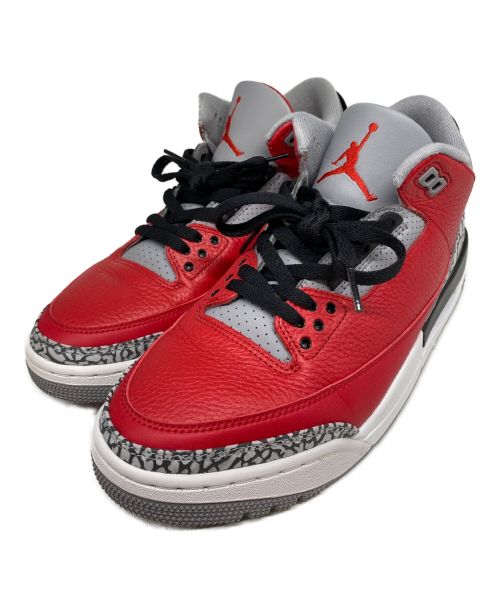 NIKE（ナイキ）NIKE (ナイキ) AIR JORDAN3 レッド サイズ:US9の古着・服飾アイテム