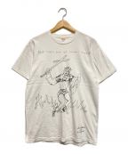 SUPREMEシュプリーム）の古着「Daniel Johnston Captain Fight Tee」｜ホワイト