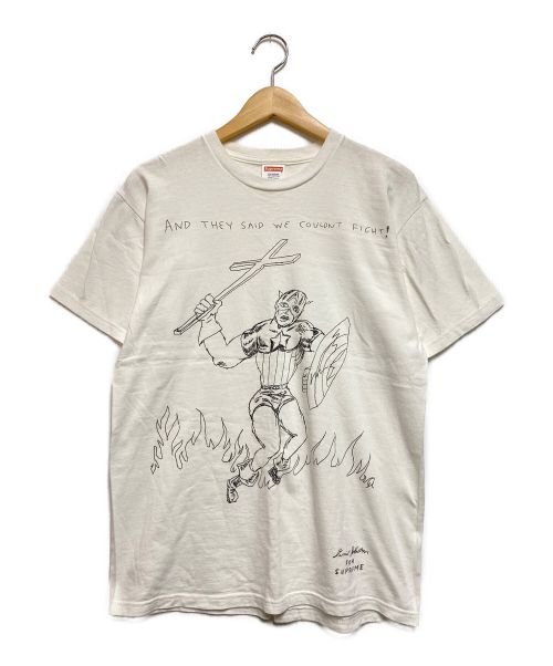 SUPREME（シュプリーム）SUPREME (シュプリーム) Daniel Johnston Captain Fight Tee ホワイト サイズ:Мの古着・服飾アイテム