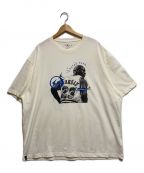 JORDAN×Travis Scott×FRAGMENT DESIGNジョーダン×トラヴィス スコット×フラグメントデザイン）の古着「JORDAN PRINT TEE」｜ホワイト