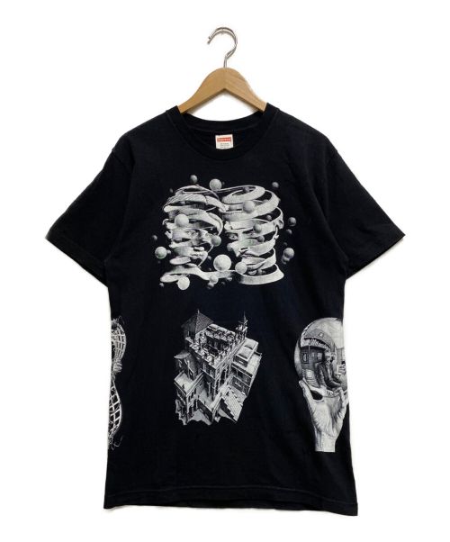 SUPREME（シュプリーム）SUPREME (シュプリーム) M.C. Escher Collage Tee ブラック サイズ:Мの古着・服飾アイテム