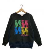 FRUIT OF THE LOOM×ROLLING STONESフルーツオブザルーム×ローリングストーンズ）の古着「［古着］80’ｓヴィンテージスウェット」｜ブラック