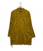 SASQUATCHfabrix.サスクワッチファブリックス）の古着「IROHA PATTERN LONG SHIRT」｜マスタード