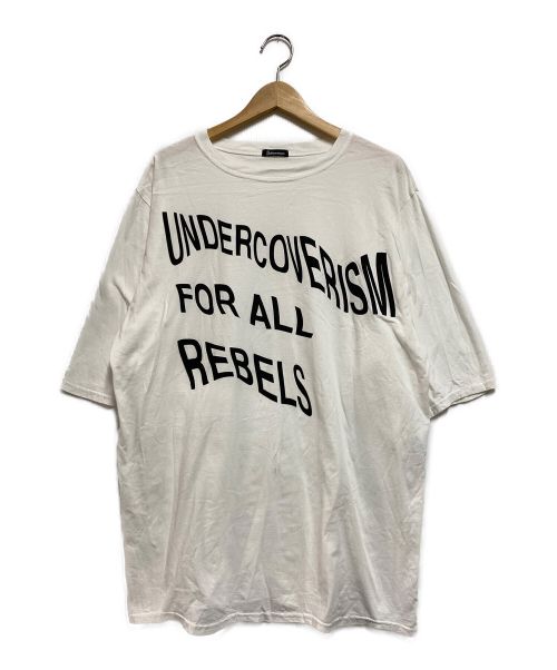 UNDERCOVERISM（アンダーカバーイズム）UNDERCOVERISM (アンダーカバーイズム) Languid TEE UCISM FOR ALL REBELS ホワイト サイズ:3の古着・服飾アイテム