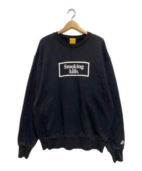 FR2（エフアールツー）FR2 (エフアールツー) Maison MIHARA YASUHIRO (メゾン ミハラ ヤスヒロ) Crew Sweat ブラック サイズ:XLの古着・服飾アイテム