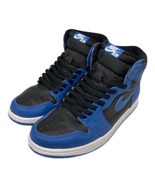 NIKE（ナイキ）NIKE (ナイキ) AIR JORDAN 1 RETRO HIGH OG ブラック×ブルー サイズ:US9の古着・服飾アイテム