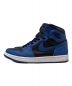 NIKE (ナイキ) AIR JORDAN 1 RETRO HIGH OG ブラック×ブルー サイズ:US9：10800円