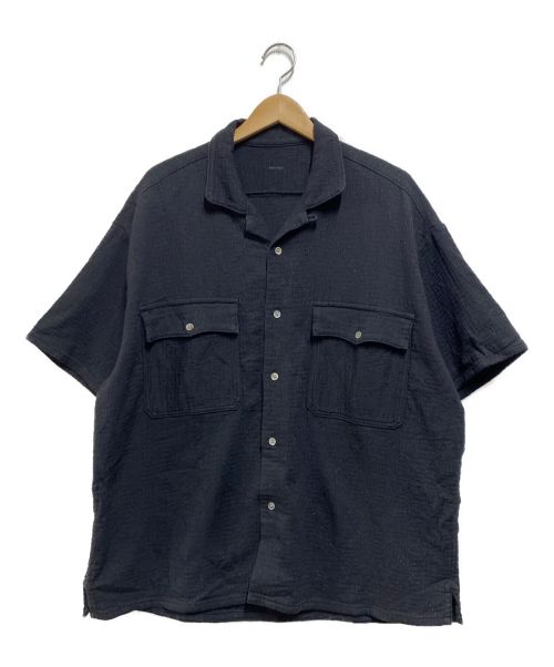 Porter Classic（ポータークラシック）Porter Classic (ポータークラシック) Sashiko Stretch Kerouac Shirt ブラック サイズ:Lの古着・服飾アイテム