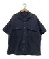 Porter Classic（ポータークラシック）の古着「Sashiko Stretch Kerouac Shirt」｜ブラック