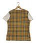 BURBERRY (バーバリー) ノヴァチェック切替プリントTシャツ ホワイト サイズ:S：9000円